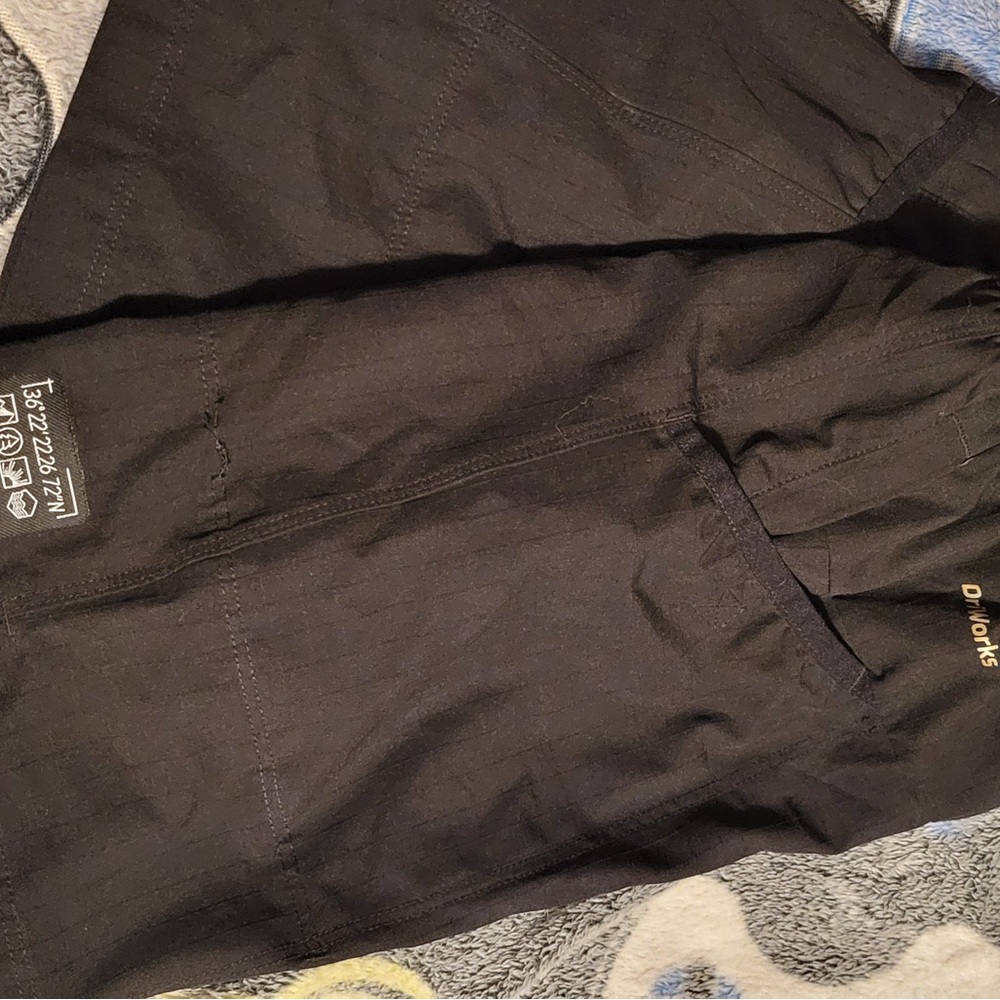 Athletic Works Black Jacket with Yellow Logo